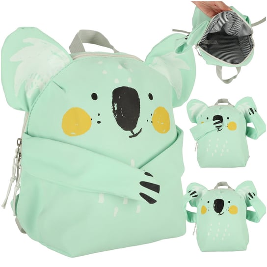 Plecak Przedszkolaka Szkolny Koala Zielony Inna marka