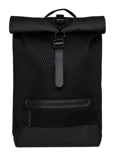 Plecak Rowerowy Rains Rolltop Rucksack Mesh - Black Inna marka