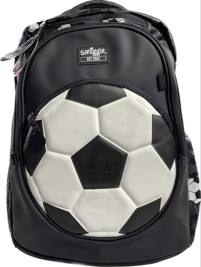 Plecak Smiggle dla miłośników piłki nożnej biało-czarny Inna marka