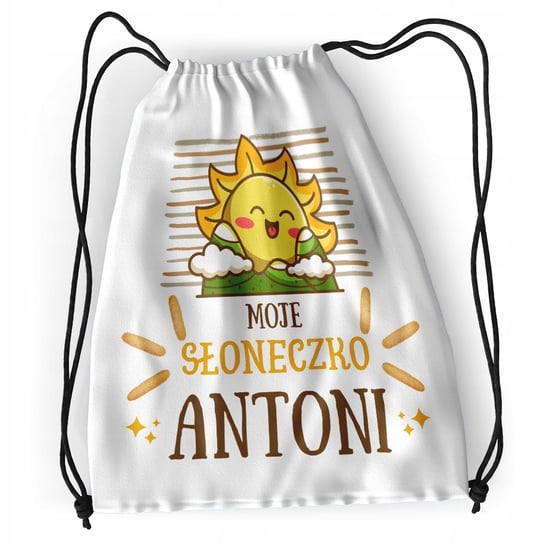 Plecak Sportowy Szkolny Dla Antoniego Syna Dziecka z Nadrukiem ze Zdjęciem Inna marka