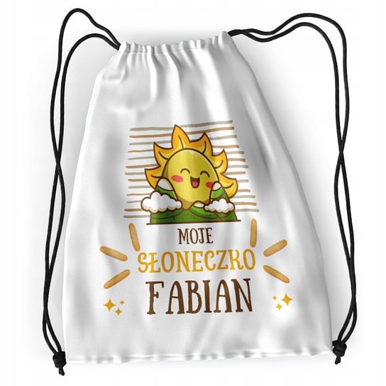 Plecak Sportowy Szkolny Dla Fabiana Syna Dziecka z Nadrukiem ze Zdjęciem Inna marka