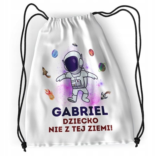 Plecak Sportowy Szkolny Dla Gabriela Syna Dziecka z Nadrukiem ze Zdjęciem Inna marka