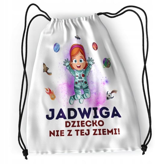 Plecak Sportowy Szkolny Dla Jadwigi Córki Dziecka z Nadrukiem ze Zdjęciem Inna marka