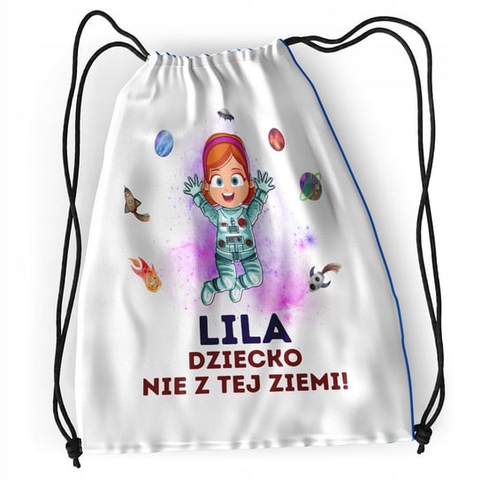 Plecak Sportowy Szkolny Dla Lilii Córki Dziecka z Nadrukiem ze Zdjęciem Inna marka