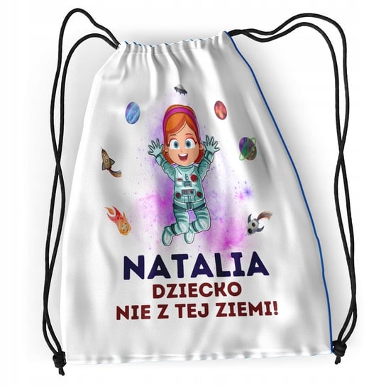 Plecak Sportowy Szkolny Dla Natali Córki Dziecka z Nadrukiem ze Zdjęciem Inna marka