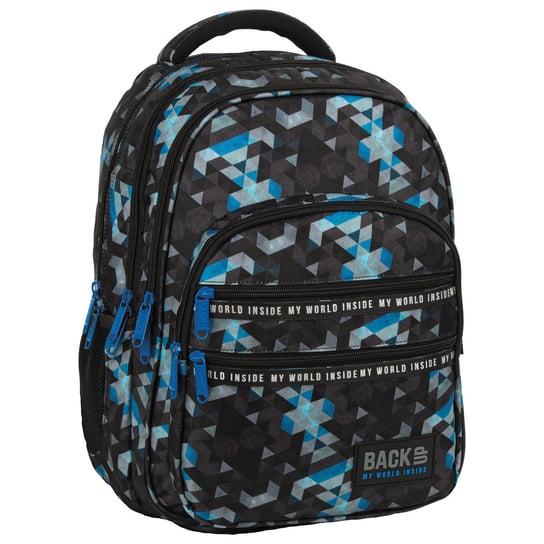 Plecak szkolny dla chłopca czarny Backup m53 czterokomorowy BackUp