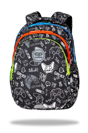Plecak szkolny dla chłopca czarny CoolPack  dwukomorowy CoolPack