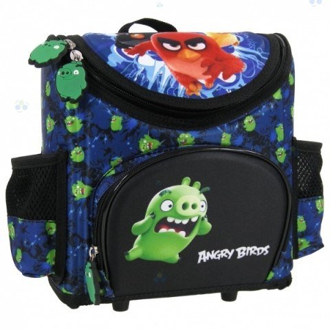 Plecak szkolny dla chłopca czarny Derform Angry Birds jednokomorowy Derform