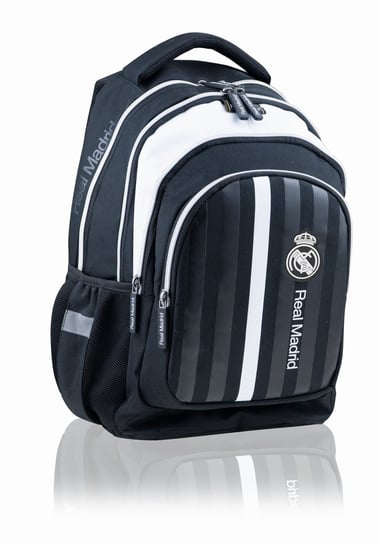 Plecak szkolny dla chłopca czarny Real Madrid Myszka Minnie piłka nożna trzykomorowy Real Madrid