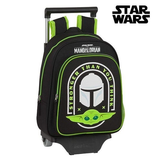 Plecak szkolny dla chłopca czarny The Mandalorian Star Wars the mandalorian