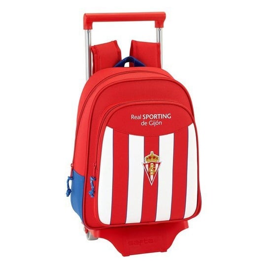 Plecak szkolny dla chłopca czerwony Real Sporting de Gijón piłka nożna Inna marka