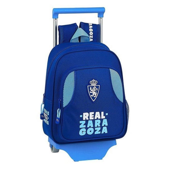 Plecak szkolny dla chłopca granatowy Real Zaragoza piłka nożna jednokomorowy real zaragoza