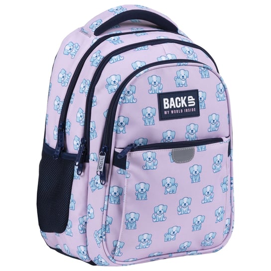 Plecak szkolny dla chłopca i dziewczynki BackUp trzykomorowy BackUp