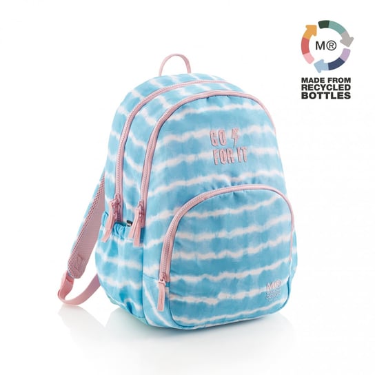 Plecak szkolny dla chłopca i dziewczynki błękitny Miquelrius trzykomorowy Miquelrius