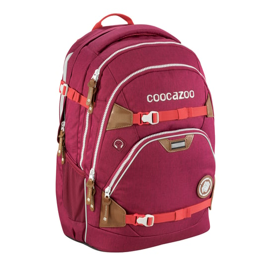 Plecak szkolny dla chłopca i dziewczynki bordowy Coocazoo Coocazoo
