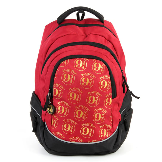 Plecak szkolny dla chłopca i dziewczynki bordowy Empik Kolekcja Back to Hogwarts dwukomorowy Empik