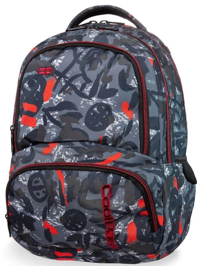 Plecak szkolny dla chłopca i dziewczynki ciemnoszary CoolPack trzykomorowy CoolPack