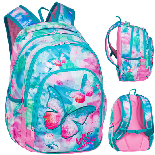 Plecak szkolny dla chłopca i dziewczynki Colorino dwukomorowy Colorino