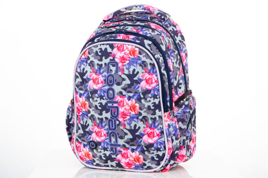 Plecak szkolny dla chłopca i dziewczynki  CoolPack kwiaty trzykomorowy CoolPack