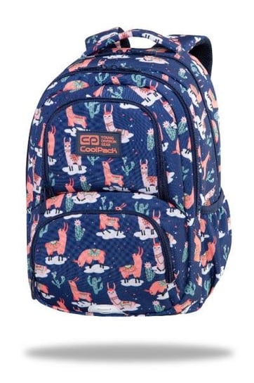 Plecak szkolny dla chłopca i dziewczynki  CoolPack lama trzykomorowy CoolPack