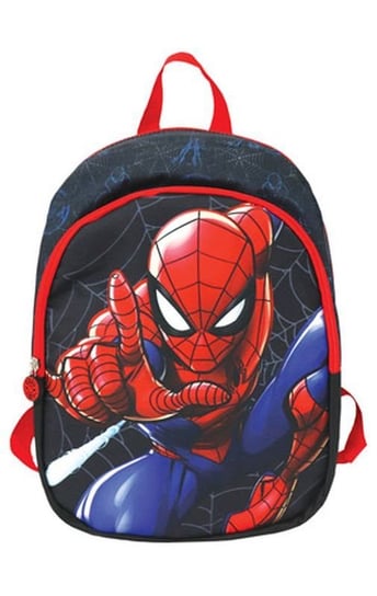Plecak szkolny dla chłopca i dziewczynki czarny Eurocom Spider-Man jednokomorowy Eurocom