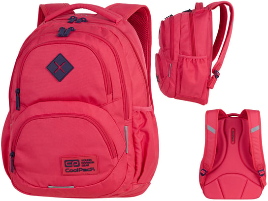 Plecak szkolny dla chłopca i dziewczynki czerwony CoolPack dwukomorowy CoolPack