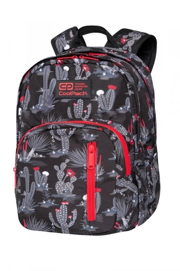 Plecak szkolny dla chłopca i dziewczynki czerwony CoolPack trzykomorowy CoolPack