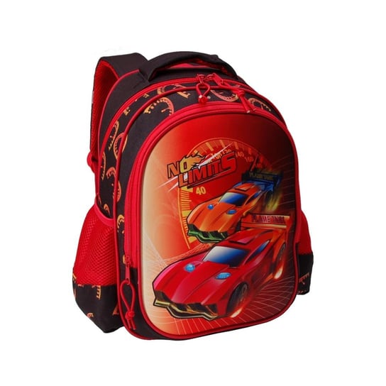 Plecak szkolny dla chłopca i dziewczynki czerwony CORVET jednokomorowy CORVET