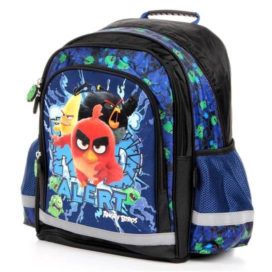Plecak szkolny dla chłopca i dziewczynki Derform Angry Birds dwukomorowy Derform