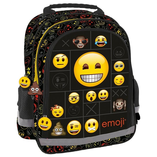Plecak szkolny dla chłopca i dziewczynki  Derform Emoji dwukomorowy Derform