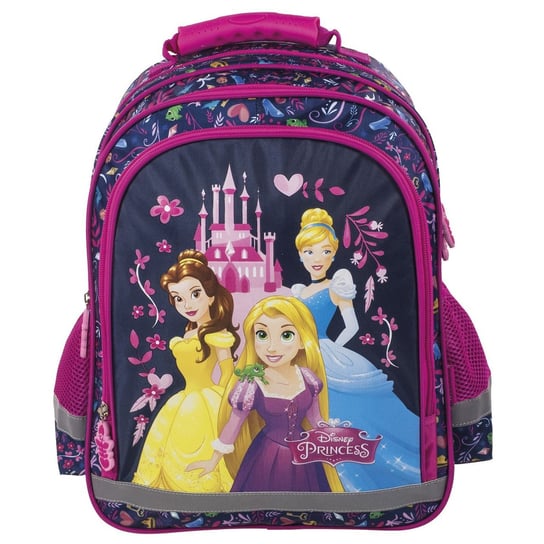 Plecak szkolny dla chłopca i dziewczynki Derform Księżniczki Disneya dwukomorowy Derform
