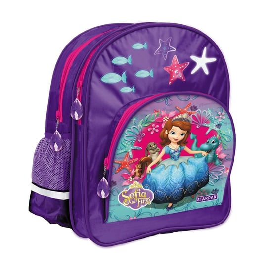 Plecak szkolny dla chłopca i dziewczynki fioletowy Starpak Jej Wysokość Zosia jednokomorowy Starpak