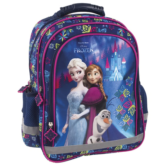 Plecak szkolny dla chłopca i dziewczynki  Frozen - Kraina Lodu Kraina Lodu dwukomorowy Frozen - Kraina Lodu