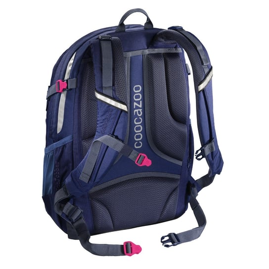 Plecak szkolny dla chłopca i dziewczynki granatowy Coocazoo trzykomorowy Coocazoo