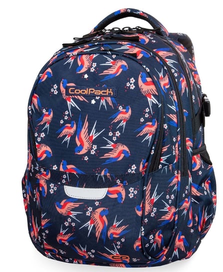 Plecak szkolny dla chłopca i dziewczynki granatowy CoolPack czterokomorowy CoolPack