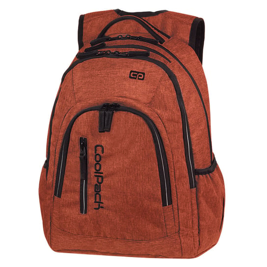 Plecak szkolny dla chłopca i dziewczynki jasnobrązowy CoolPack dwukomorowy CoolPack