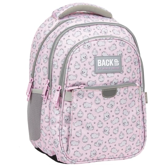 Plecak szkolny dla chłopca i dziewczynki miętowy BackUp trzykomorowy BackUp