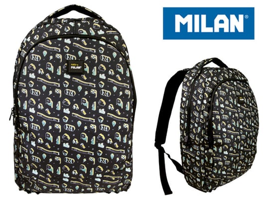 Plecak szkolny dla chłopca i dziewczynki  Milan dwukomorowy Milan