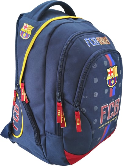 Plecak szkolny dla chłopca i dziewczynki  MST Toys FC Barcelona jednokomorowy MST Toys
