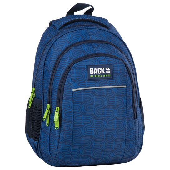 Plecak szkolny dla chłopca i dziewczynki niebieski BackUp BackUp