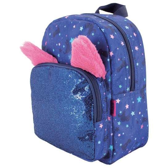 Plecak szkolny dla chłopca i dziewczynki niebieski BackUp jednokomorowy BackUp