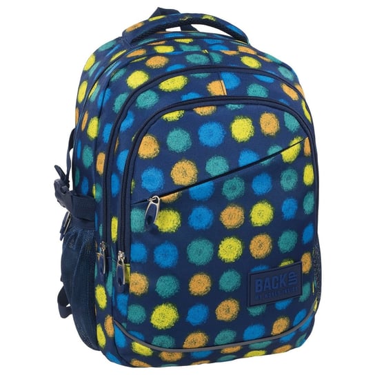 Plecak szkolny dla chłopca i dziewczynki niebieski Derform trzykomorowy Derform