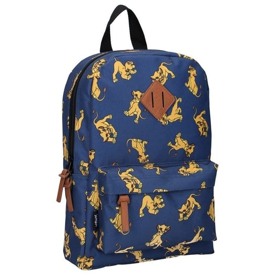 Plecak szkolny dla chłopca i dziewczynki niebieski Disney Król Lew jednokomorowy Disney