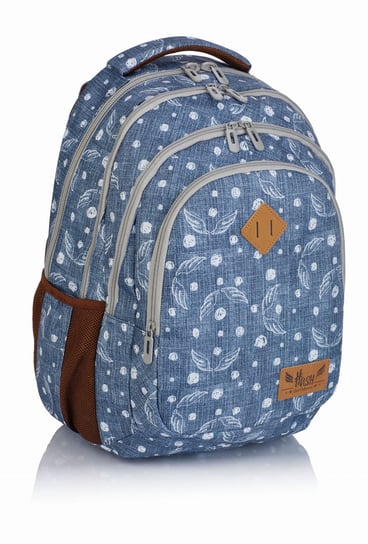 Plecak szkolny dla chłopca i dziewczynki niebieski Hash czterokomorowy Hash