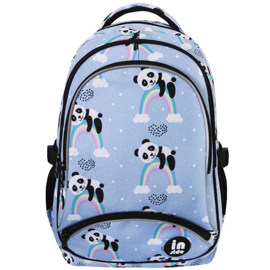 Plecak szkolny dla chłopca i dziewczynki niebieski incood trzykomorowy incood