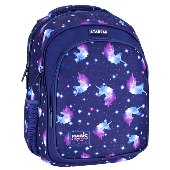 Plecak szkolny dla chłopca i dziewczynki niebieski Starpak Starpak