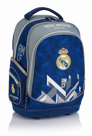 Plecak szkolny dla chłopca i dziewczynki  Real Madrid trzykomorowy Real Madrid