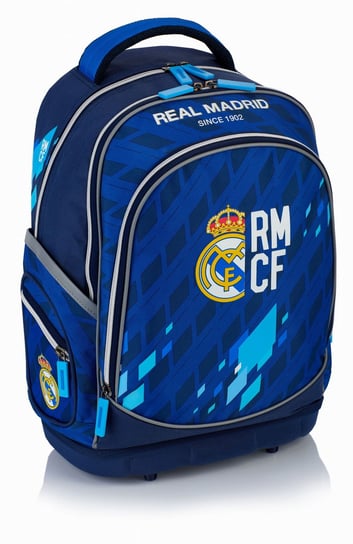 Plecak szkolny dla chłopca i dziewczynki  Real Madrid trzykomorowy Real Madrid