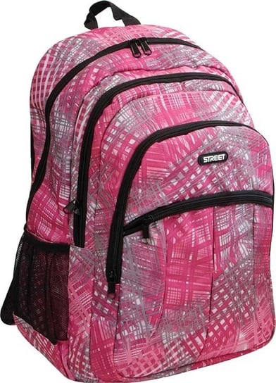 Plecak szkolny dla chłopca i dziewczynki różowy Eurocom trzykomorowy Eurocom