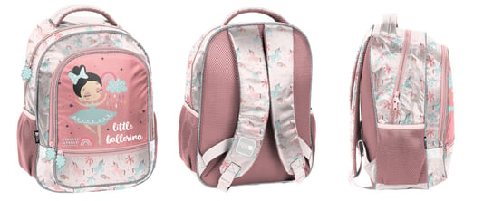 Plecak szkolny dla chłopca i dziewczynki różowy Paso Paso